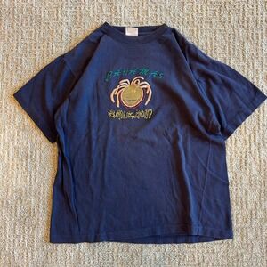 Vintage 90's Magic Tees Bahamas Smile Mon Embroidered Single Stitched T-Shirt L